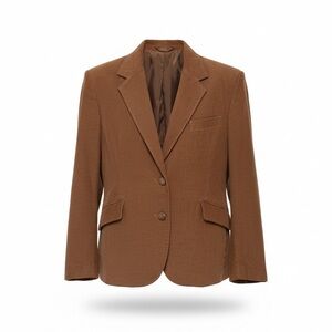 Vintage 80s Silver Unicorn Corduroy Lined Blazer